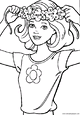 lamina para imprimir y colorear especial Barbie y Ken